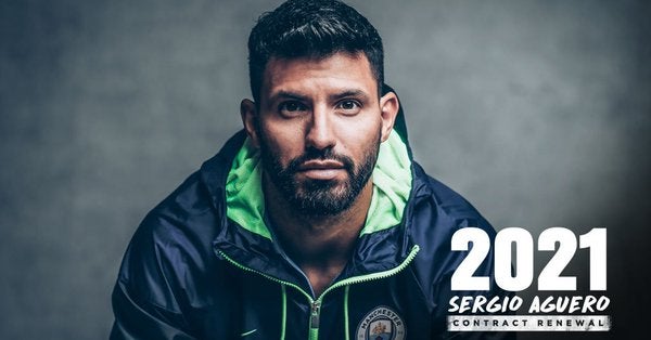 Agüero renueva con el Manchester City hasta 2021: "Mi idea es estar aquí 10 años" Agüero renueva con el Manchester City hasta 2021: "Mi idea es estar aquí 10 años"