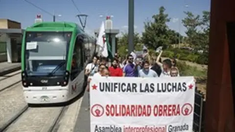 Trabajadores del metro en huelga Seguimiento del 100%100