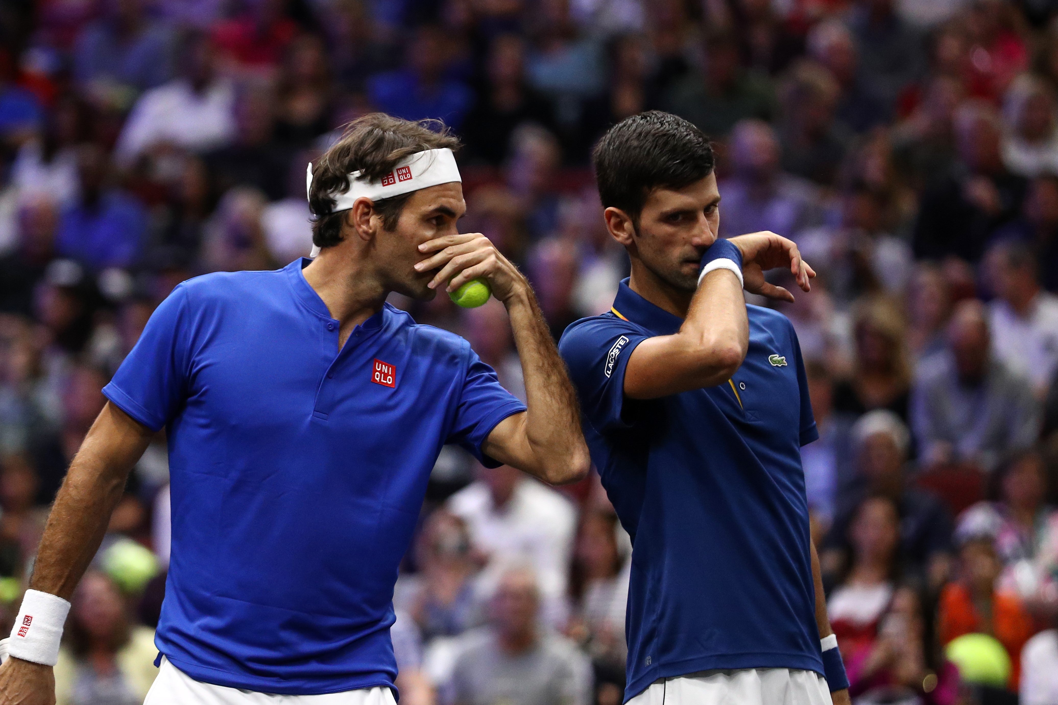 Europa domina la Laver Cup pese a la derrota de Djokovic y Federer en el dobles Europa domina la Laver Cup pese a la derrota de Djokovic y Federer en el dobles