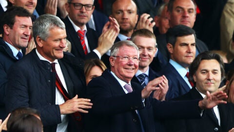 Alex Ferguson, en Old Trafford
