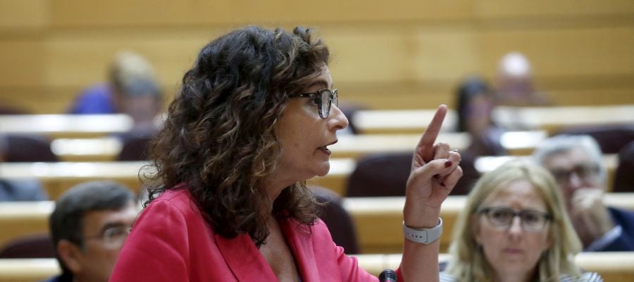 La ministra de Hacienda, María Jesús Montero La ministra de Hacienda, María Jesús Montero