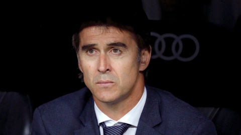 Lopetegui, en el banquillo del Real Madrid