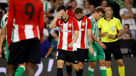 Markel Susaeta, cabizbajo