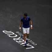 Novak Djokovic, en su partido ante Kevin Anderson Novak Djokovic, en su partido ante Kevin Anderson