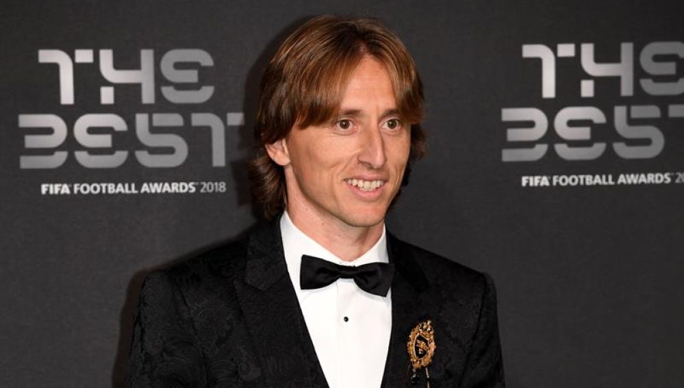 Luka Modric, ganador del 'The Best'.