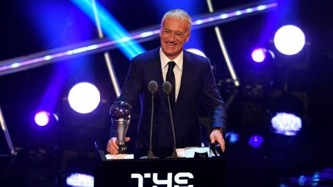 Didier Deschamps, seleccionador franc&eacute;s. 