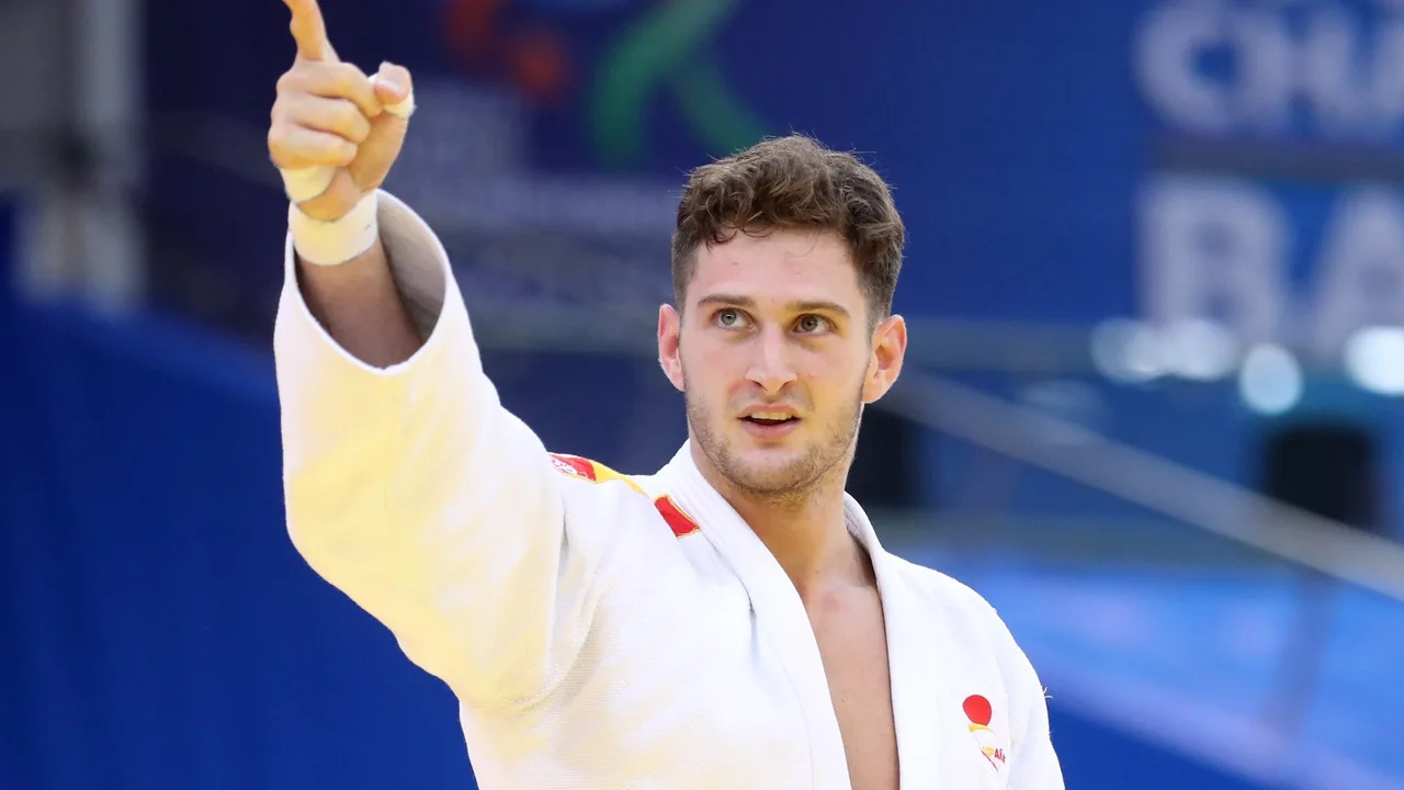 El judoka español Nikoloz Sherazadishvili