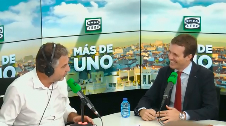 Pablo Casado: "Las grabaciones del almuerzo entre Villarejo, Garzón y la ministra Delgado demuestran una mentira" Pablo Casado: "Las grabaciones del almuerzo entre Villarejo, Garzón y la ministra Delgado demuestran una mentira"
