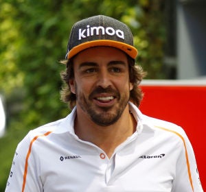 Fernando Alonso, en Singapur Fernando Alonso, en Singapur