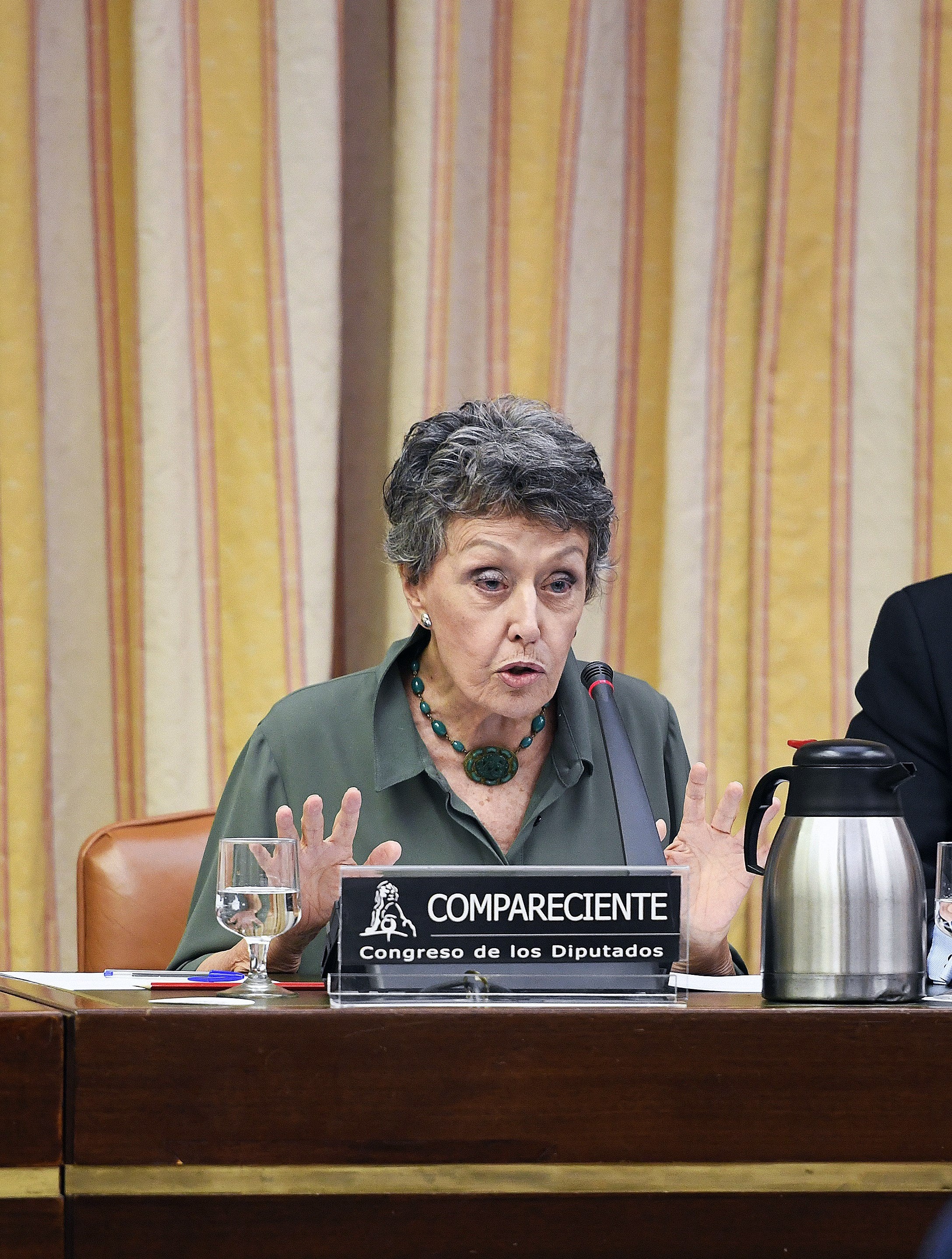 "Radio Televisión 'espantosa'": el lapsus de Rosa María Mateo durante una comisión de control del Senado "Radio Televisión 'espantosa'": el lapsus de Rosa María Mateo durante una comisión de control del Senado