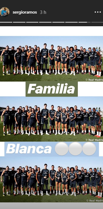 ¿Nuevo mensaje de Sergio Ramos a Cristiano Ronaldo? La foto del capitán presumiendo de "familia blanca" ¿Nuevo mensaje de Sergio Ramos a Cristiano Ronaldo? La foto del capitán presumiendo de "familia blanca"