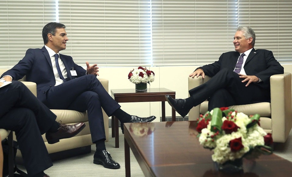 Pedro Sánchez hará un viaje oficial a Cuba los días 22 y 23 de Noviembre Pedro Sánchez hará un viaje oficial a Cuba los días 22 y 23 de Noviembre