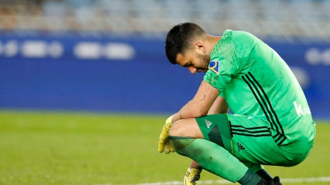 El portero de la Real Sociedad, Gerardo Rulli. 