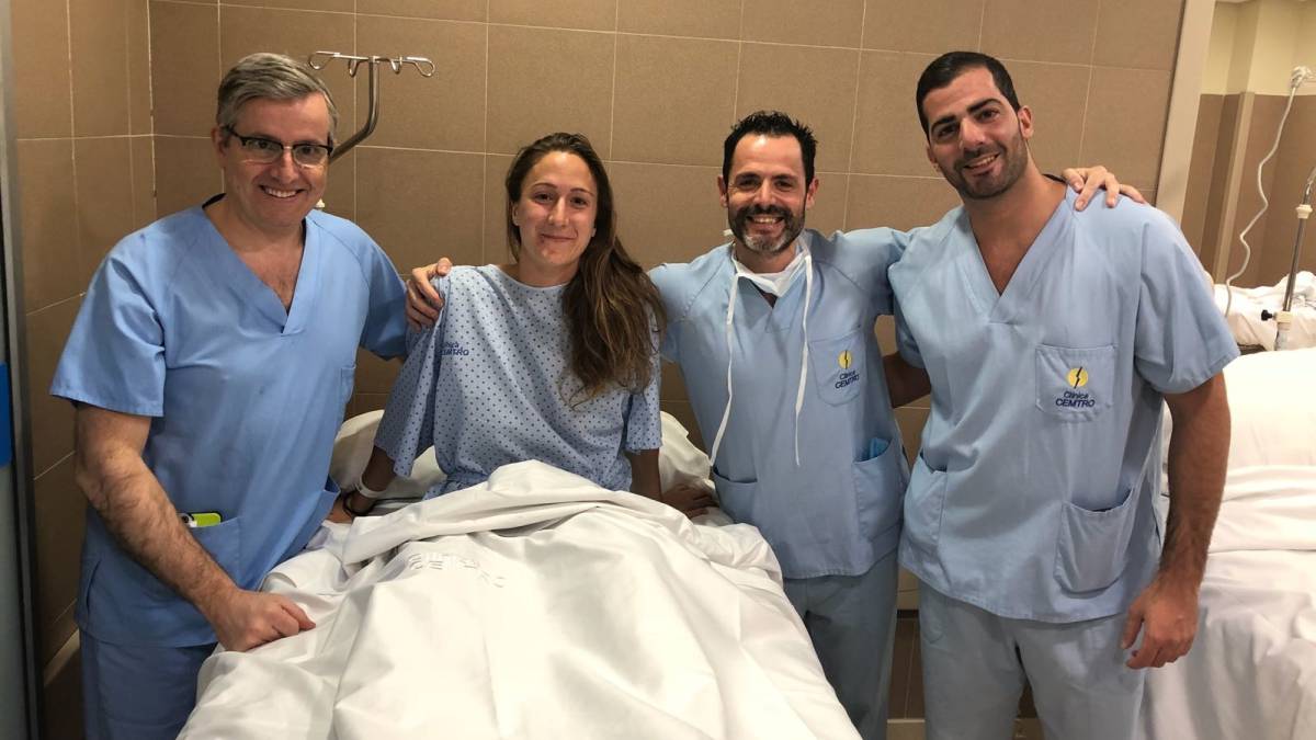 Ivet Musons se somete a una artroscopia para avanzar en la recuperación de su rodilla izquierda Ivet Musons se somete a una artroscopia para avanzar en la recuperación de su rodilla izquierda