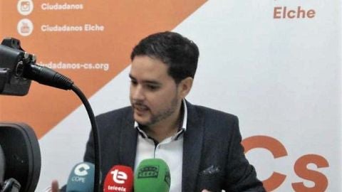 David Caballero, portavoz de Cs Elche