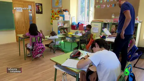 Imagen de una escuela rural Imagen de una escuela rural