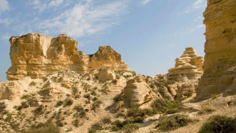 Los ca&ntilde;ones del estado de Kansas, donde habitaban Los Rayados
