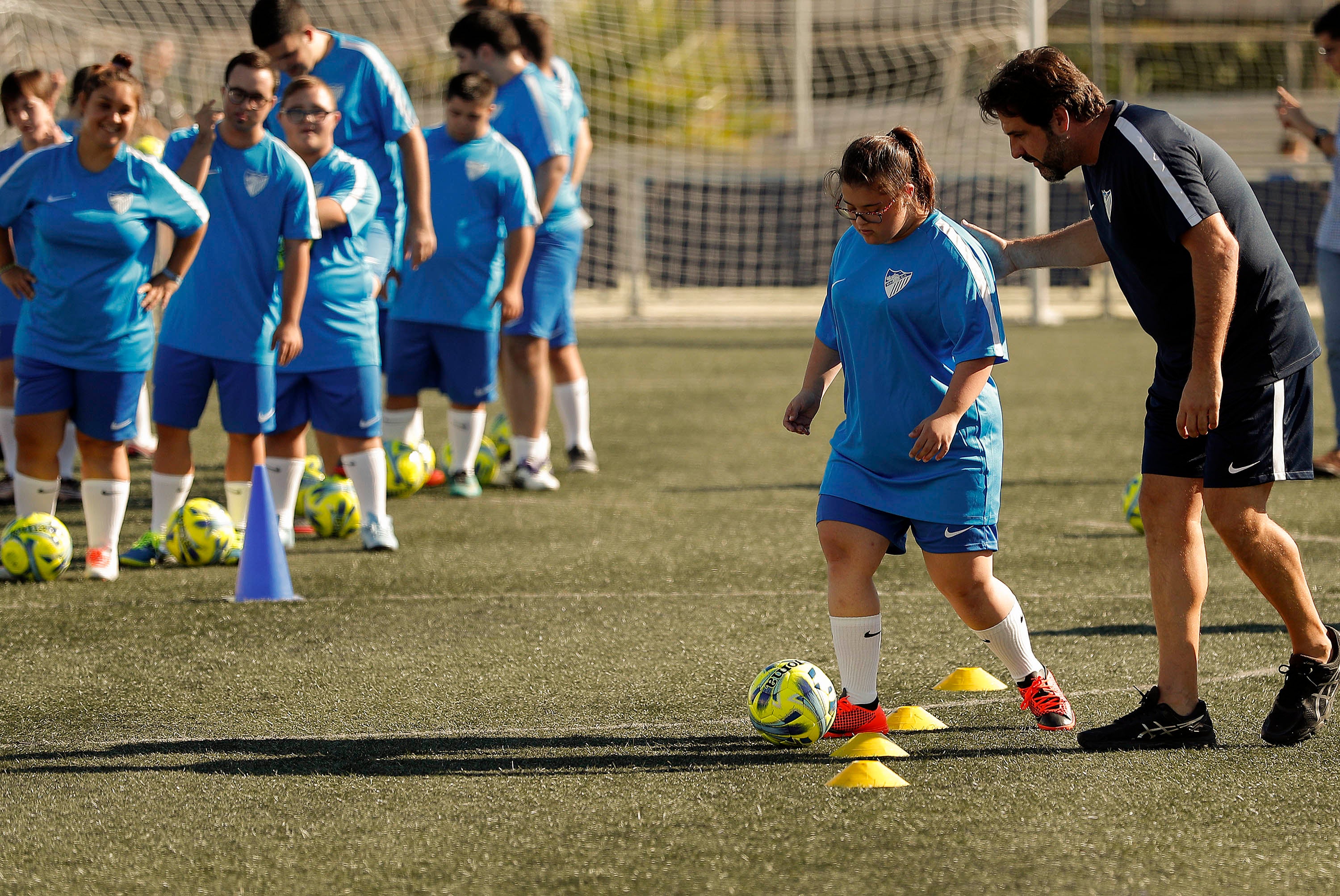 La Escuela de Discapacidad Intelectual del Málaga CF echa andar La Escuela de Discapacidad Intelectual del Málaga CF echa andar