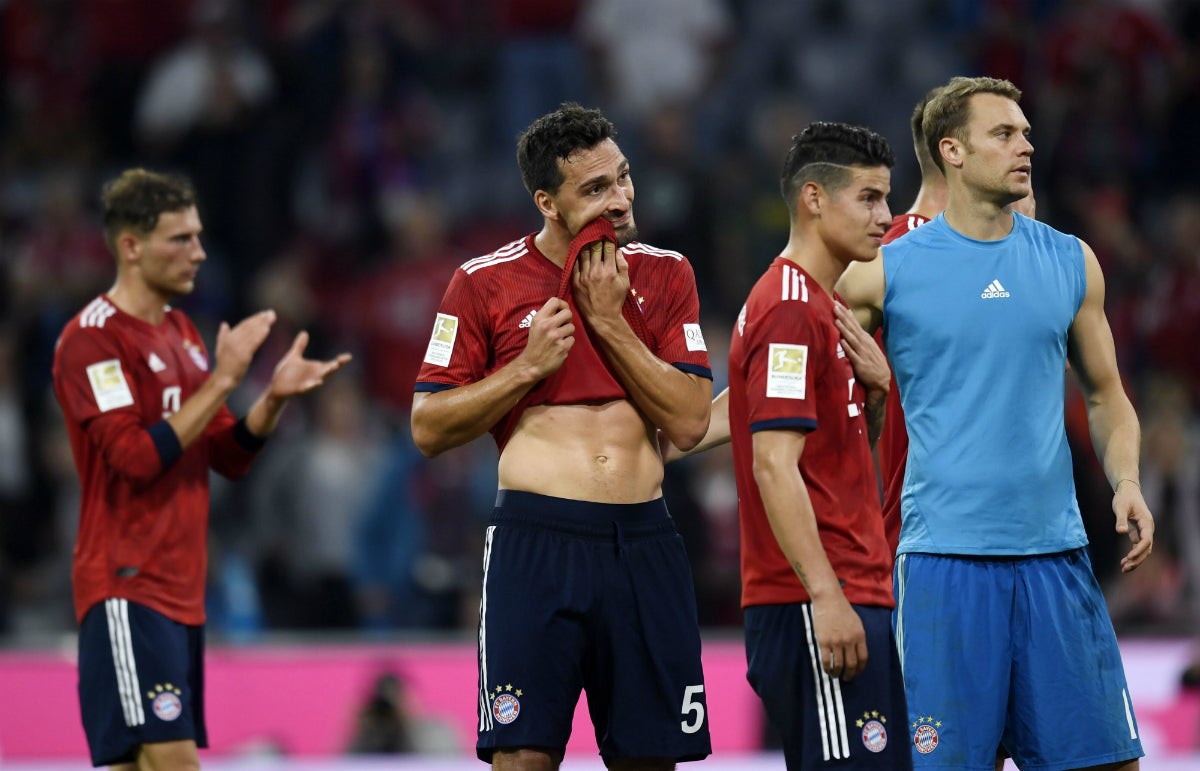 El Bayern de Múnich se desploma tras perder ante el Gladbach en el Allianz Arena El Bayern de Múnich se desploma tras perder ante el Gladbach en el Allianz Arena