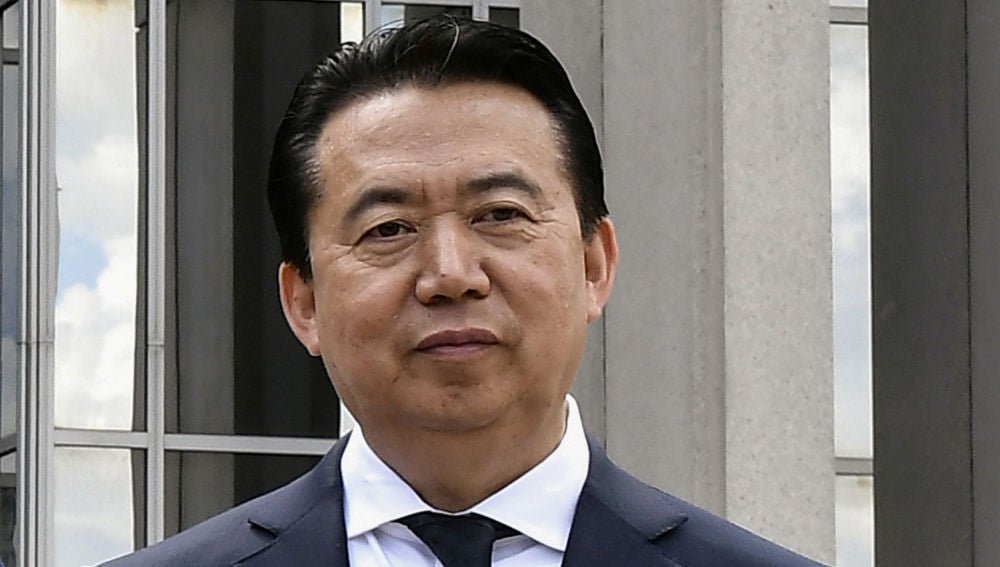 El presidente de Interpol, Meng Hongwei
