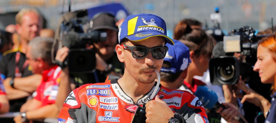 Jorge Lorenzo, en el GP de Aragón Jorge Lorenzo, en el GP de Aragón