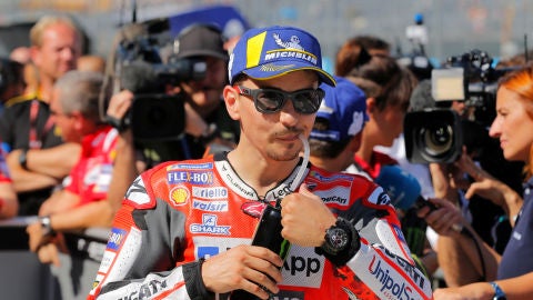 Jorge Lorenzo, en el GP de Arag&oacute;n