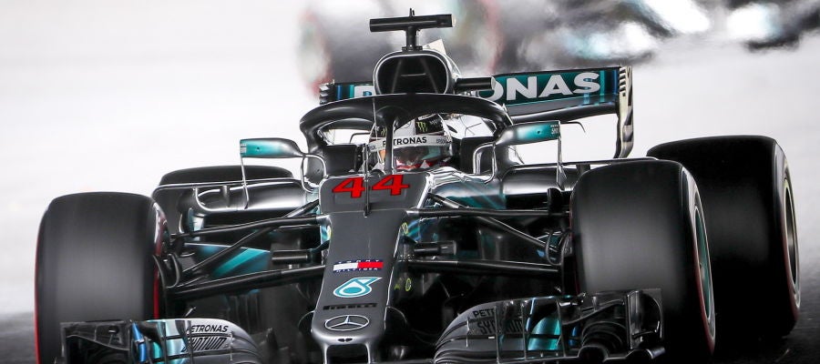 Lewis Hamilton, en la clasificación del GP de Japón Lewis Hamilton, en la clasificación del GP de Japón