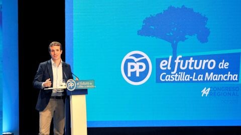 El presidente del PP, Pablo Casado