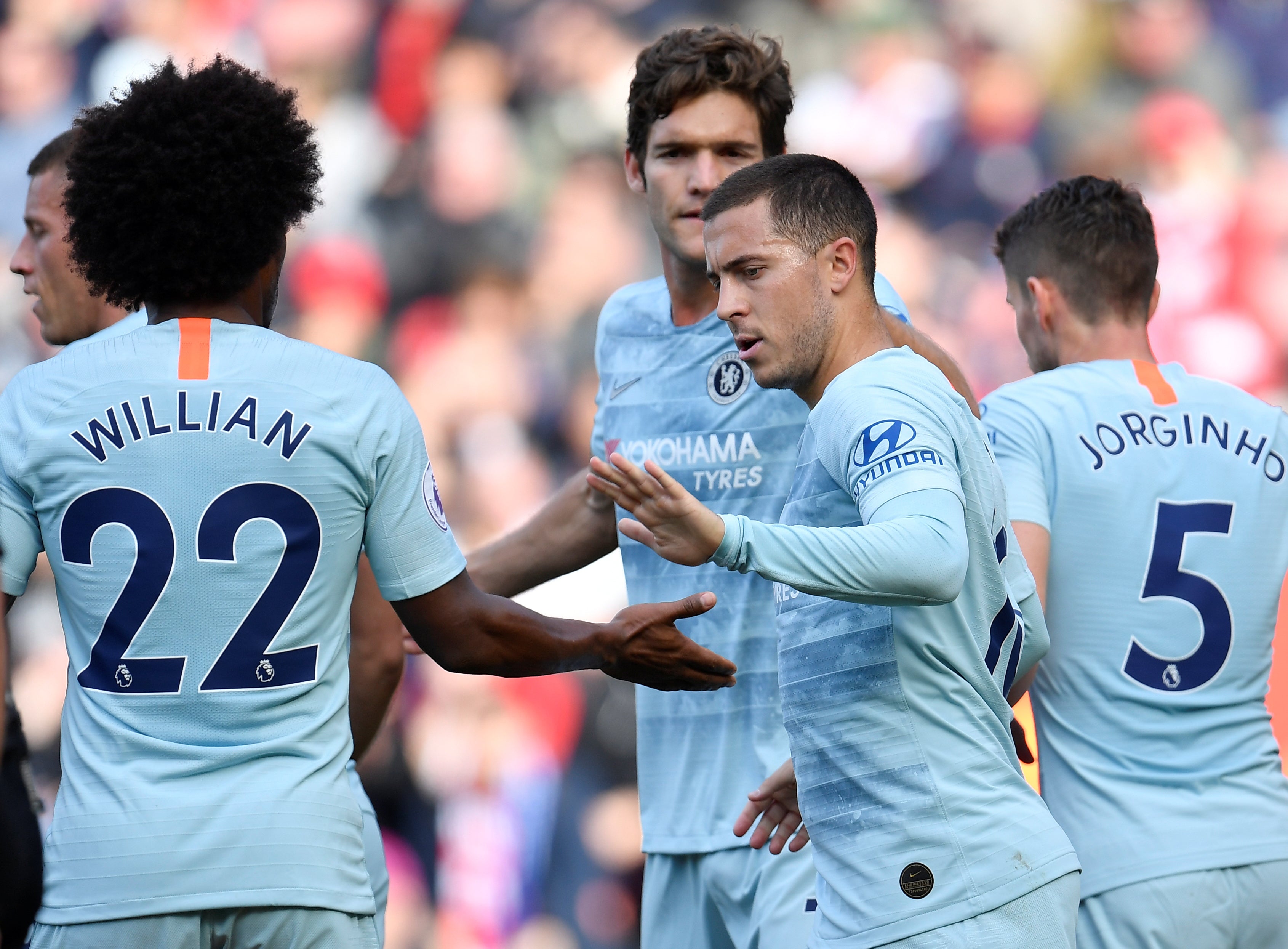 Hazard dirige el triunfo del Chelsea frente al Southammpton Hazard dirige el triunfo del Chelsea frente al Southammpton