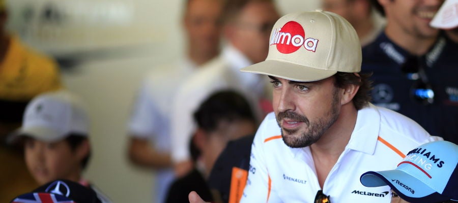 Fernando Alonso, en el trazado de Suzuka Fernando Alonso, en el trazado de Suzuka