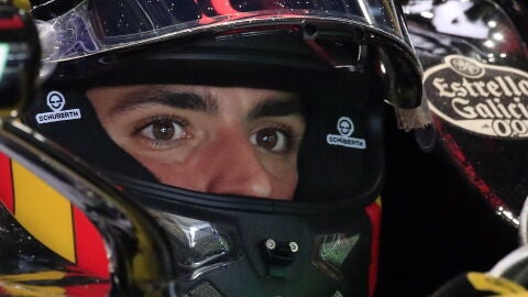 Carlos Sainz, en el trazado de Suzuka