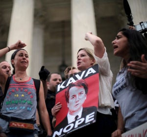 Manifestación por el nombramiento de Brett Kavanaugh Manifestación por el nombramiento de Brett Kavanaugh