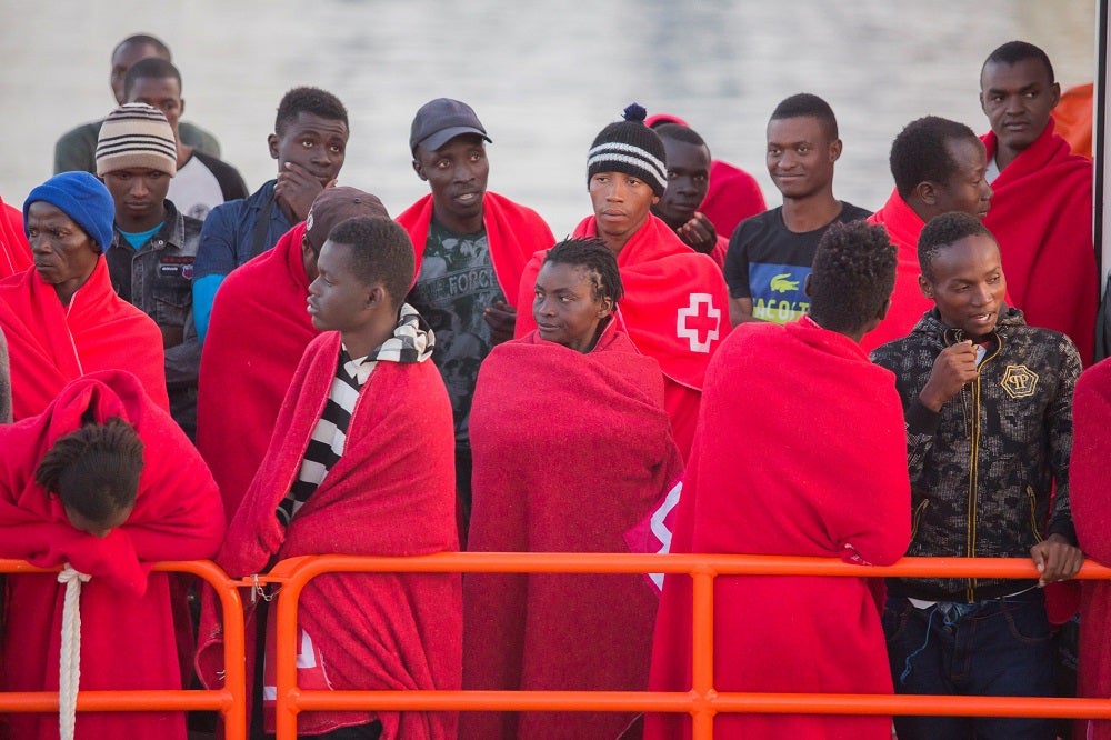 Desembarcan en Gran Canaria a 60 inmigrantes de una patera, uno fallecido Desembarcan en Gran Canaria a 60 inmigrantes de una patera, uno fallecido