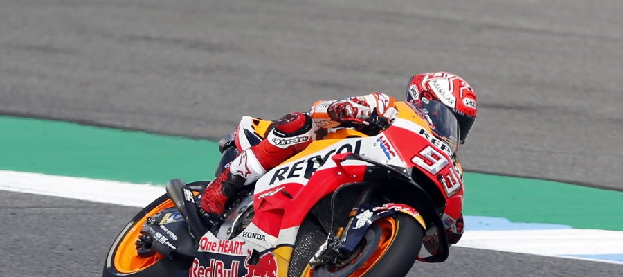 Marc Márquez durante el GP de Tailandia Marc Márquez durante el GP de Tailandia