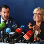 Matteo Salvini y Marine Le Pen