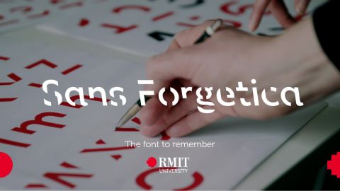 Tipograf&iacute;a Sans Forgetica