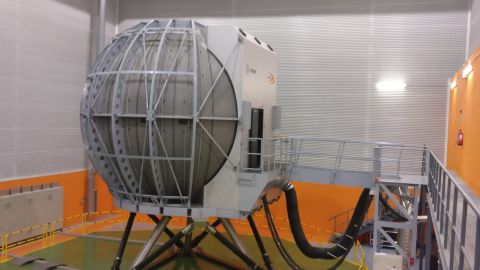 Centro de Simulaci&oacute;n de Helic&oacute;pteros de la Base de Almagro