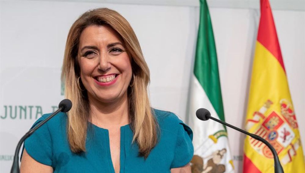  La presidenta de la Junta de Andalucía, Susana Díaz