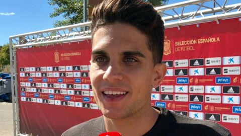 Marc Bartra, defensa de la Selecci&oacute;n espa&ntilde;ola. 