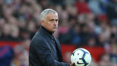 Jos&eacute; Mourinho, en el partido ante e Newcastle en Old Trafford