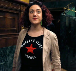 La portavoz de Unidos Podemos en la comisión del Pacto de Toledo, Aína Vidal La portavoz de Unidos Podemos en la comisión del Pacto de Toledo, Aína Vidal