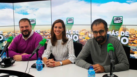 Esther Holgado, Alberto Garc&iacute;a Salido y Alfonso Fern&aacute;ndez Romera