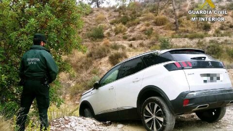 Estado en el qued&oacute; el veh&iacute;culo accidentado en Crevillent