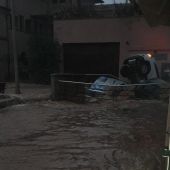 Coches arrastrados por la riada en Sant Llorenç