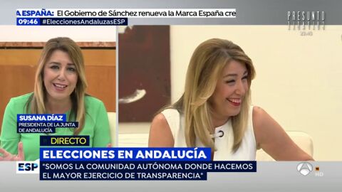 Susana D&iacute;az en Espejo P&uacute;blico