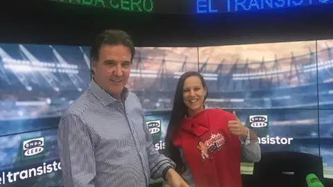 Joana Pastrana con José Ramón de la Morena. Joana Pastrana con José Ramón de la Morena.