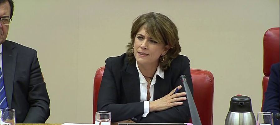 La ministra Delgado, sobre los audios con Villarejo: "Soy una víctima por partida doble" La ministra Delgado, sobre los audios con Villarejo: "Soy una víctima por partida doble"