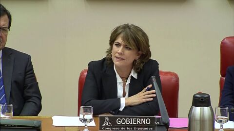 La ministra Delgado, sobre los audios con Villarejo: "Soy una v&iacute;ctima por partida doble"