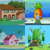 Casas de dibujos animados