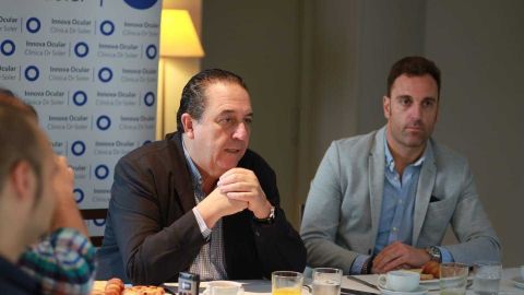 El doctor Fernando Soler durante una rueda de prensa